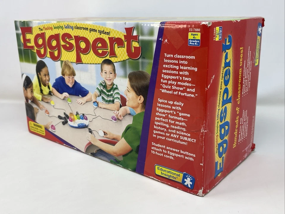 Eggspert Buzzer Game EI-7880  — New Factory Sealed — 2001 Educational Insights - Image 3 of 4