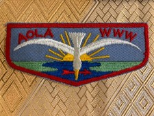 Boy Scout OA 410 Aola Lodge F1 First Flap 1949 / Lodge Superceded in 1968