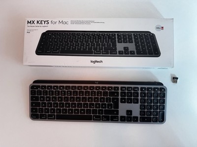 Logitech MX Keys für Mac Bluetooth Tastatur, Deutsch - Space Grau