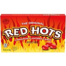 6x Red Hots Original Cinnamon Flavored Candy Theater Box 5.5oz