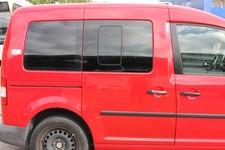 VW Caddy 2K Schiebetür Rechts ohne Anbauteile Rot LY3D Original 61890