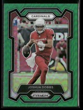2023 Panini Prizm #3 Joshua Dobbs Green Arizona Cardinals