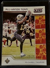 2020 Score - All Hands Team #AHT-MT Michael Thomas #’d /20 New Orleans Saints