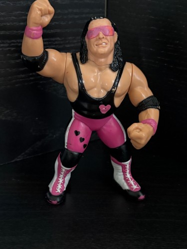 WWF WWE BRET HART HITMAN WRESTLING FIGURE HASBRO S...