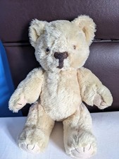 Cremefarbener Teddybär Stofftier mit bewegli...
