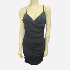 Windsor scrunch black dress size large
