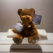 Russ Shining Stars 8" BROWN BEAR Beanbag Plush NWT NEW Sealed Code Name A Star