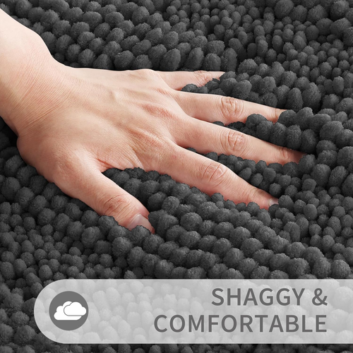 Toilet Rugs U Shaped Washable 24 X 24, Non Slip and Super Absorbent Toilet Mat, - Picture 4 of 7