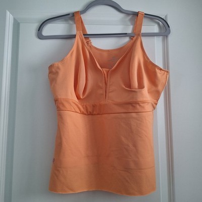 Ruby Ribbon Reina Camisole 1812 Women 42 Peach Orange Shaping Cami Tank Apricot 
