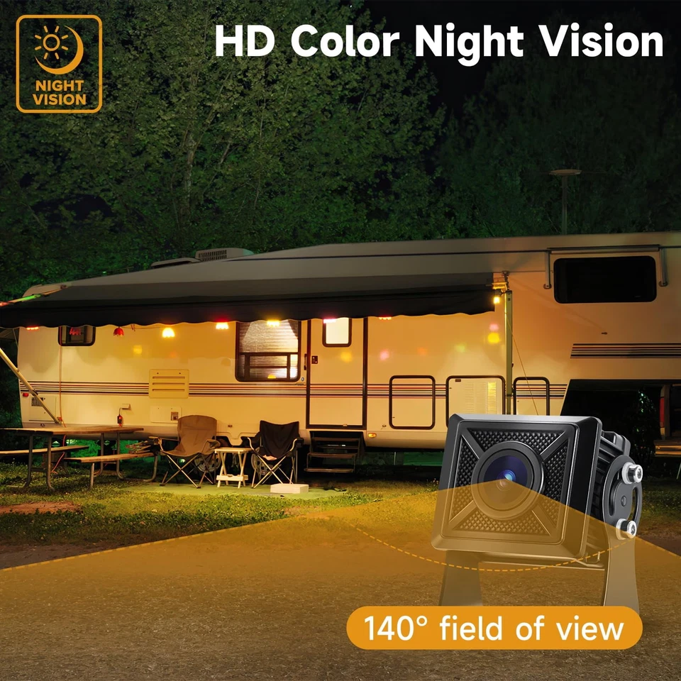 AHD1080P Wired Backup Camera with 7'' Touch Screen Monitor, Rear View Camera ... - Image 4 of 4