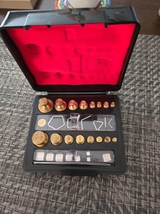 Troemner Apothecary Calibration Weight Set – 32 Piece Brass lightly Used