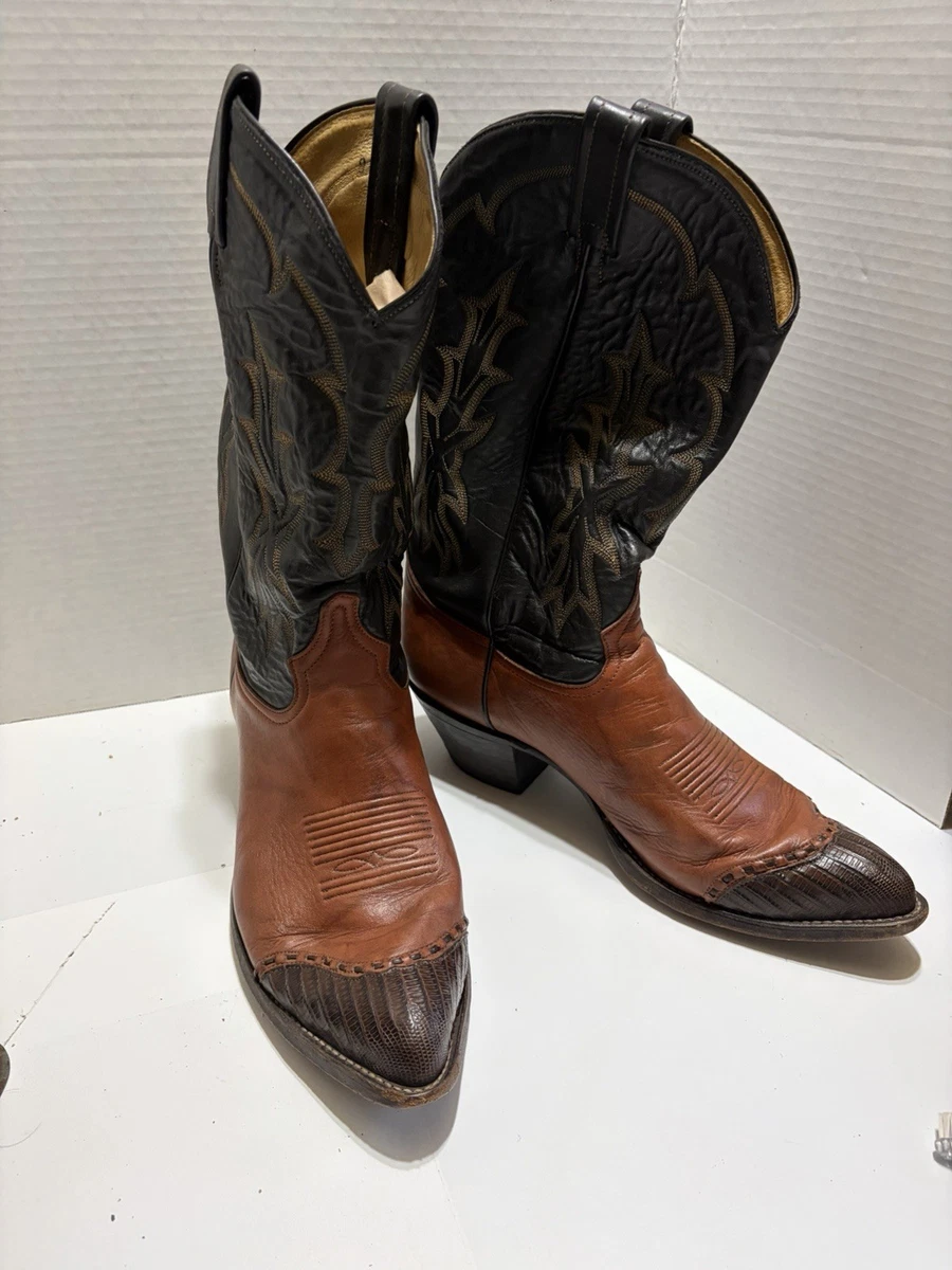Vintage Tony Lama men’s size 9 1/2 exotic style 8883 pointed toe. Made in USA. il_340x270.7396333853_fplp.jpg main image 2