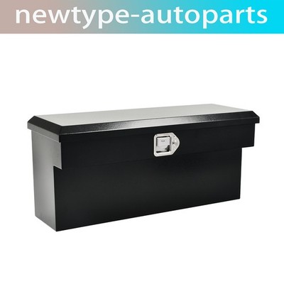 34''x12''x15'' Black Steel Pickup Truck Trunk Bed Tool Box Storage+Lock+Key