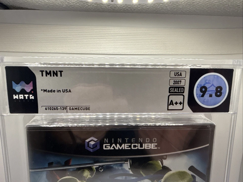 TMNT WATA Graded 9.8 A++ Sealed Nintendo GameCube Vintage Video Game - Image 2 of 4