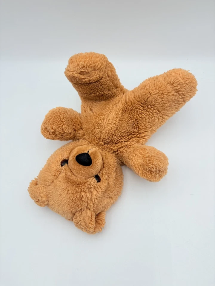 Vintage Playskool Teddy Bear Plush Brown Floppy Cozy Soft Toy 1990 - 13" - Image 2 of 4