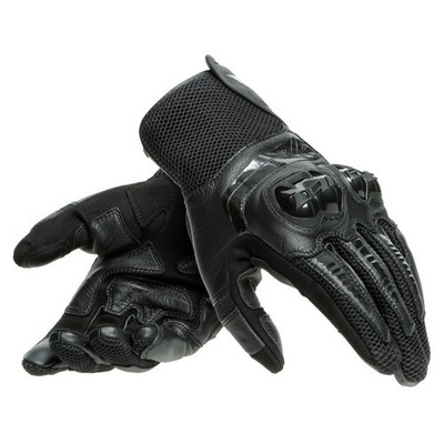 Dainese Mig 3 Unisex Schwarz/Schwarz Sport Touring Urban Leder/Mesh Motorrad...