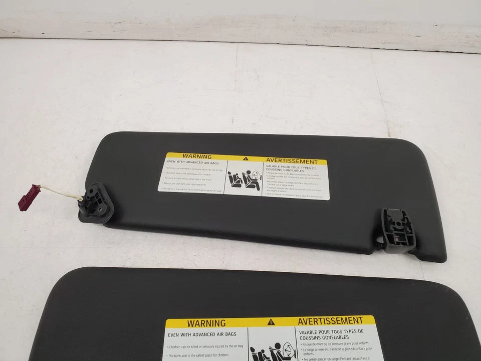 ✅ 07-13 原始设备制造商宝马 E92 M3 328 335 Coupe 司机乘客侧遮阳板黑色套装 — 第 2/4 张图片