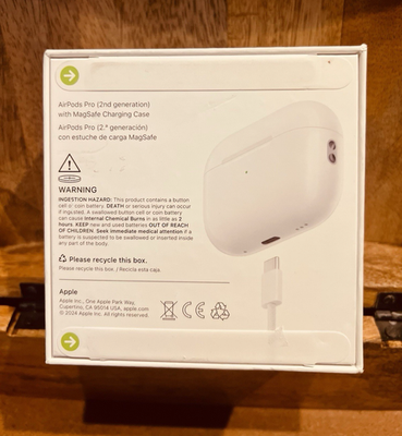 Apple AirPods Pro 2 Active Noise Cancelling Earbuds w/ Hearing Aid