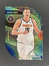 2019-20 Panini Obsidian #10 Nikola Jokic Atomic Electric Etch Green /25