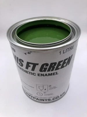 Dennis FT Lawn Mower Green Enamel Paint 1 Litre Tin