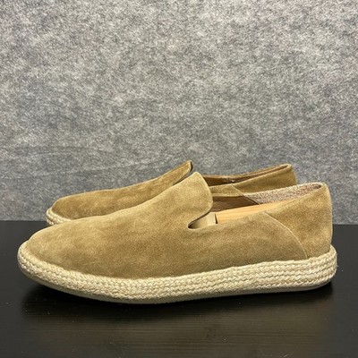 Officine Creative Espadrilles Loafers Men 10 Tan Suede Slip On Italy Roped 002