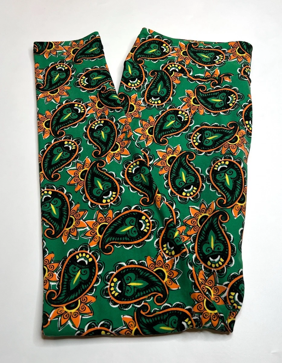 Legging Enfant LuLaRoe L/XL – Noël – Vert Foncé Avec Oursons – Sans étiquette