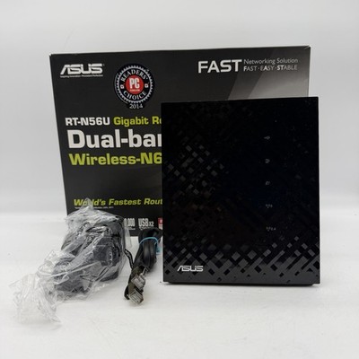 ASUS RT-N56U 300 Mbps 4-Port Dual-band WiFi Gigabit Router Wireless-N600 USB-N53
