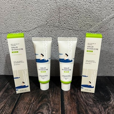 2x ROUND LAB Birch Juice Mild Up Sunscreen 50ml Kbeauty Korean skincare