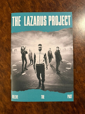 SKY TV THE LAZARUS PROJECT OFFICIAL PROMO MAGAZINE BOOKLET ZINE MEMORABILIA RARE