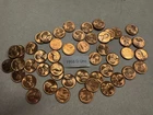 1958 d Wheat Cent ROLL UNC