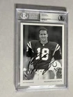 Peyton Manning signed Encapsulated 5x7 Photo Beckett BAS COA slabbed Colts NFL