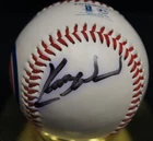 KERRY WOODS Signed Fotoball Chicago Cubs Baseball PSA/DNA