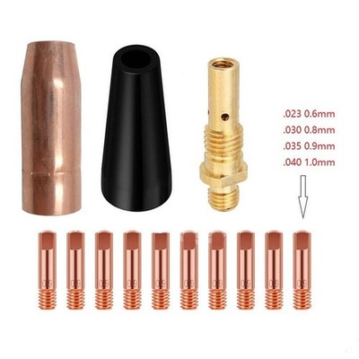 MIG Torch Nozzle Tip Kit for Weld Pak 100 100HD 140HD 175 HD Copper Alloy