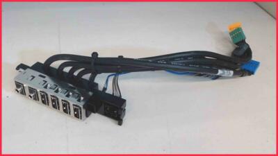 USB Board Platine Audio Power Switch Front Panel HP Z220 SFF Workstation -2