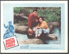 Tarjeta de vestíbulo de título Back Door to Hell 11x14 #5 Annabelle Huggins Jimmie Rodgers