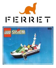 Original LEGO Bauanleitung Bauplan Set 6433 LEGO City Polizeischnellboot