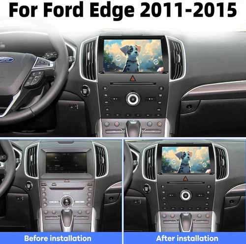 Car Radio Stereo Carplay GPS Navi w/Camera For Ford Edge 2010-2015 Android 13 - Picture 7 of 22