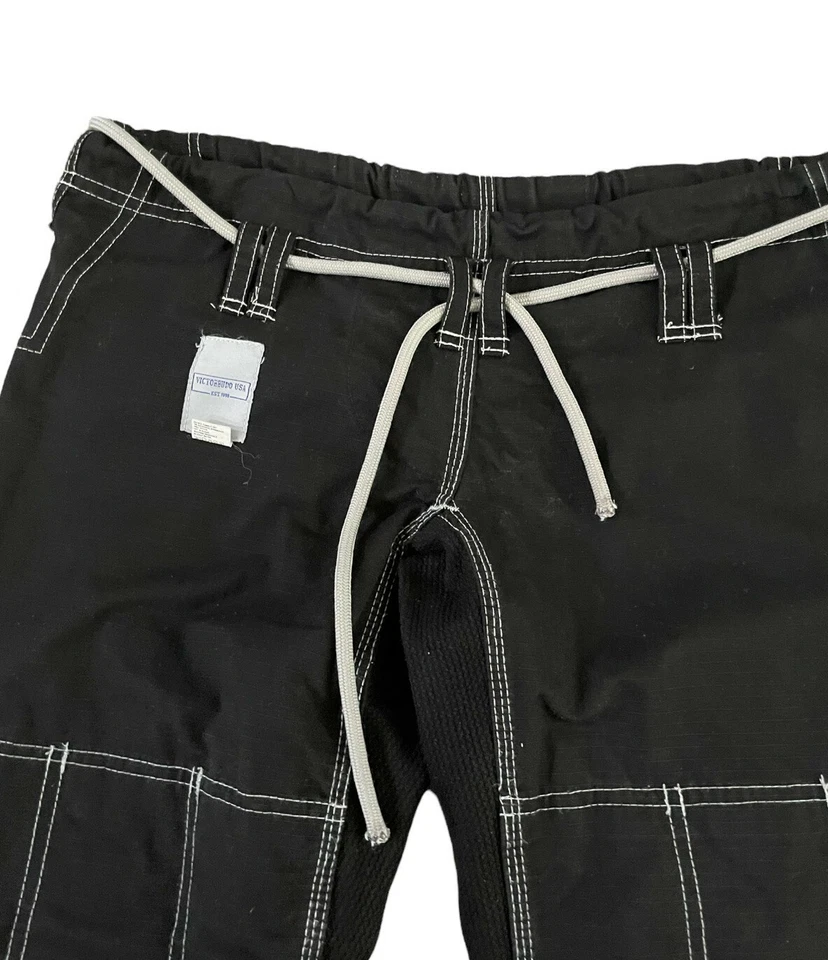 Lot of 2 VICTORBUDO USA Karate Jui Jitsu GI Black Cotton Uniform Pants size A0 - Image 3 of 4