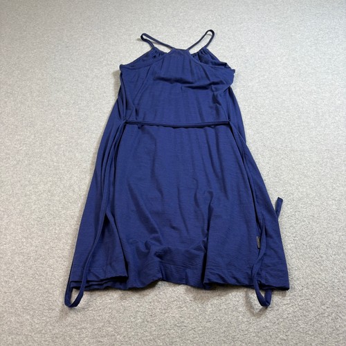 Icebreaker Merino Wool Dress Woman L BlueTie SuperfineUltraLite 150 Outdoor Hike - Picture 2 of 8