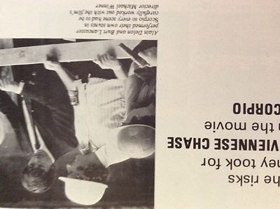m4-8b ephemera 70er Jahre Film Artikel Skorpion Delon Lancaster Michael Gewinner