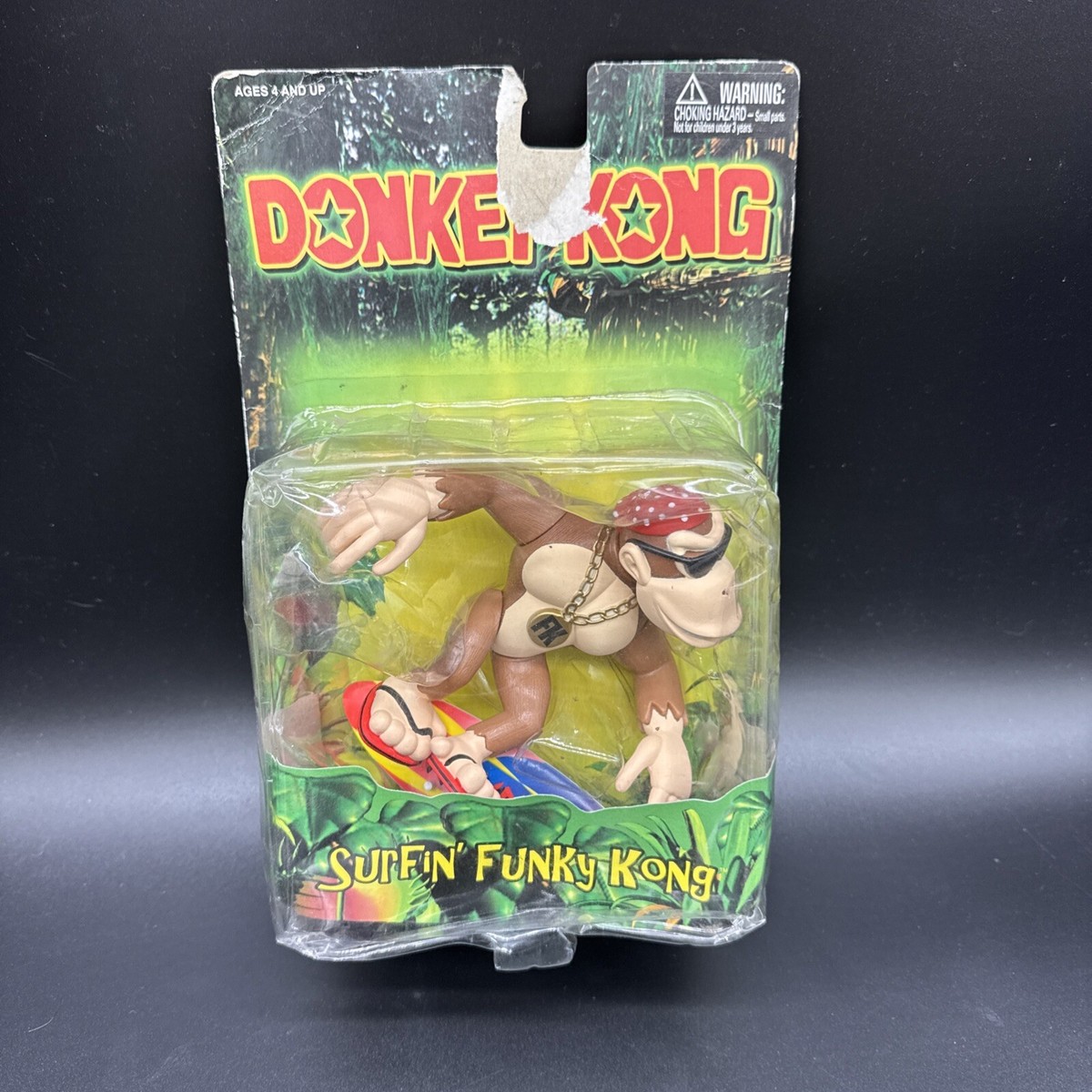 Nintendo 64 Donkey Kong Surfin Funky Kong Figure 1999 Nintendo 64 Donkey Kong Surfin Funky Kong Figure 1999