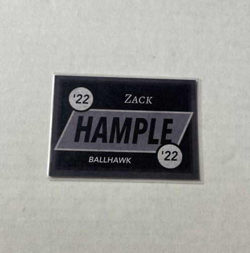 Zack Hample Signed Autograph Baseball Trading Card YouTube Ballhawk 