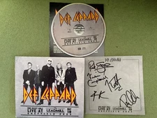 In-Hand DEF LEPPARD: ONE NIGHT ONLY LIVE AT THE LEADMILL CD, WITH SIGNED CARD!