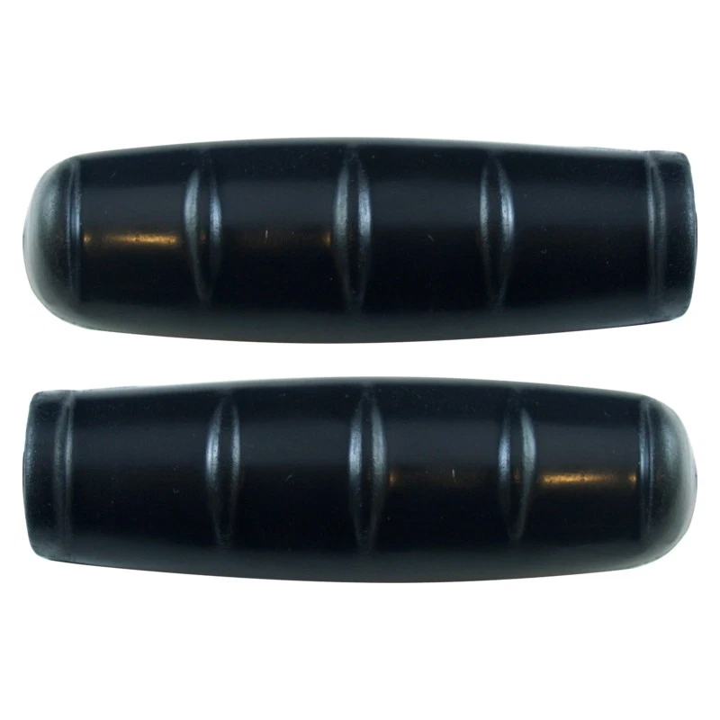 PAR DE EMPUÑADURAS Y CUBIERTAS DE FRENO NEGRAS PARA MANILLAR BICICLETA DE CARRETERA URBANA VINTAGE Foto 3 de 4