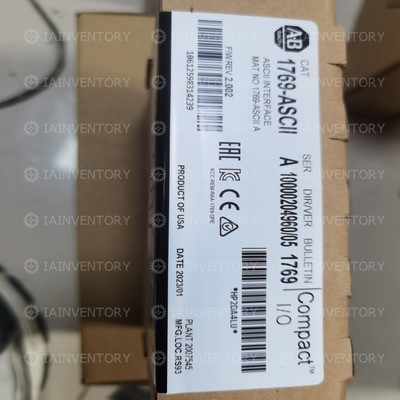 New Factory Sealed Allen Bradley 1769-ASCII Interface Module | eBay
