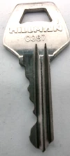 Vintage Key Hillman C087 USA Appx 2" Replacement Locks House Security Door Gate