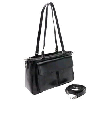 Patricia Nash Rosetti Leather Satchel Crossbody Handbag Signature Map