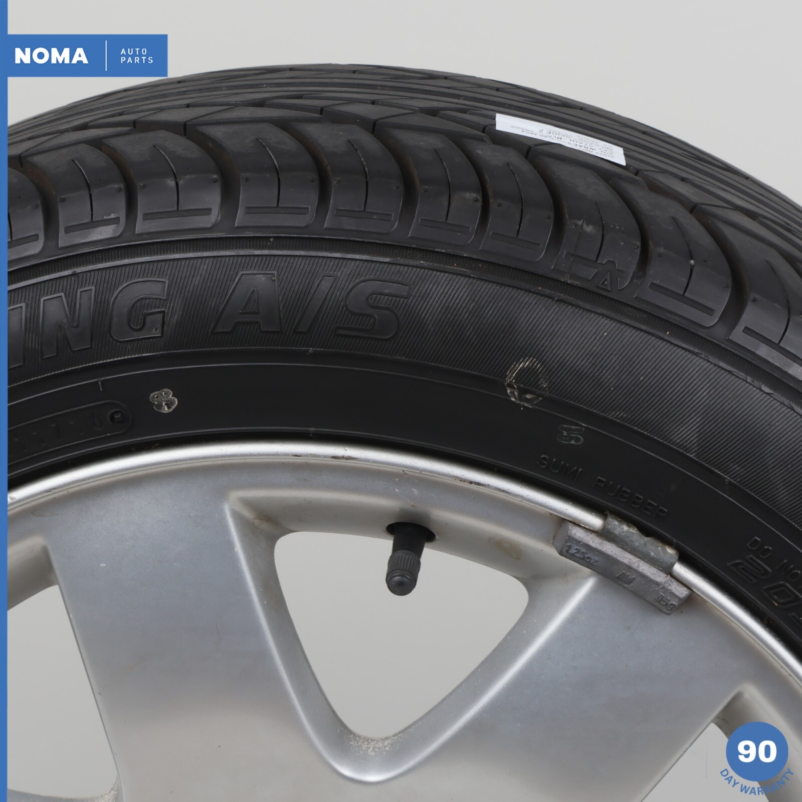 9905 BMW 325i E46 Full Size Spare Wheel 7J x 16 R16 w/ Holder / Tire OEM eBay