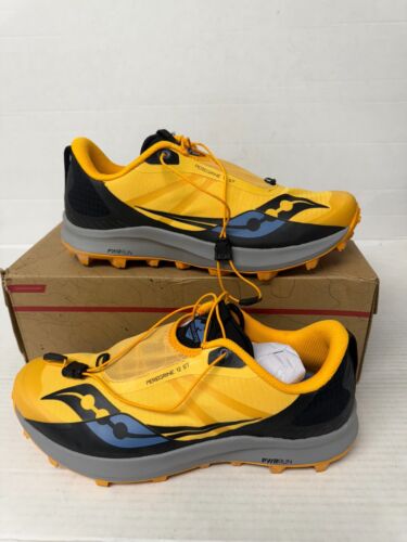 -901 Saucony Peregrine 12 ST, Gold/Black-US 10.5 Womens