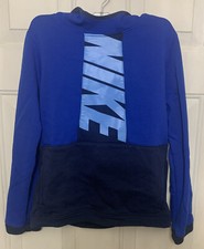 Nike Blue Pullover Hoodie Boys L